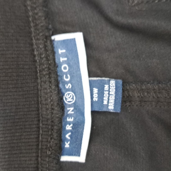 Karen Scott Plus Size Bermuda Shorts, Deep Black - Picture 11 of 13